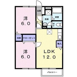 ウエストコート船江山の物件間取画像